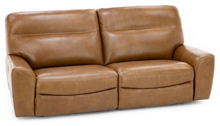 Milwaukee Leather Power Headrest Zero Gravity Reclining Sofa
