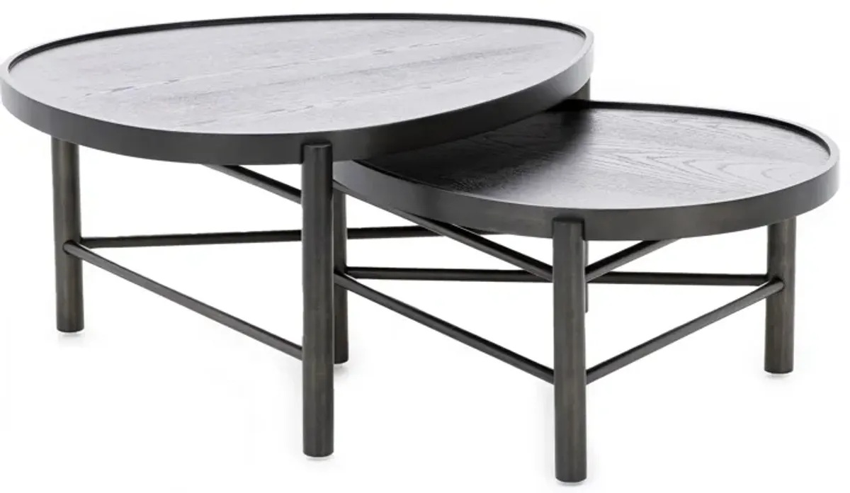 Hadleigh Coffee Bean Nesting Cocktail Table