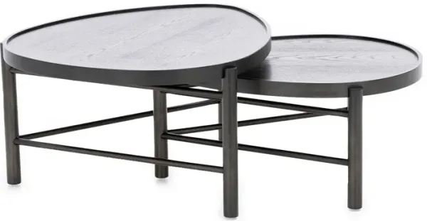 Hadleigh Coffee Bean Nesting Cocktail Table