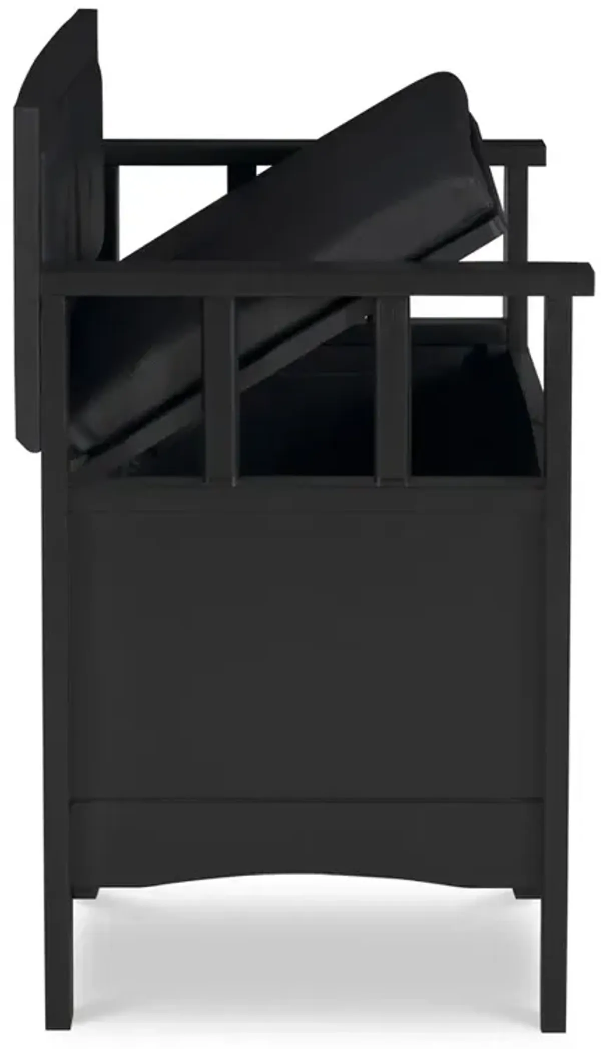 Kennedy Storage Bench in Black