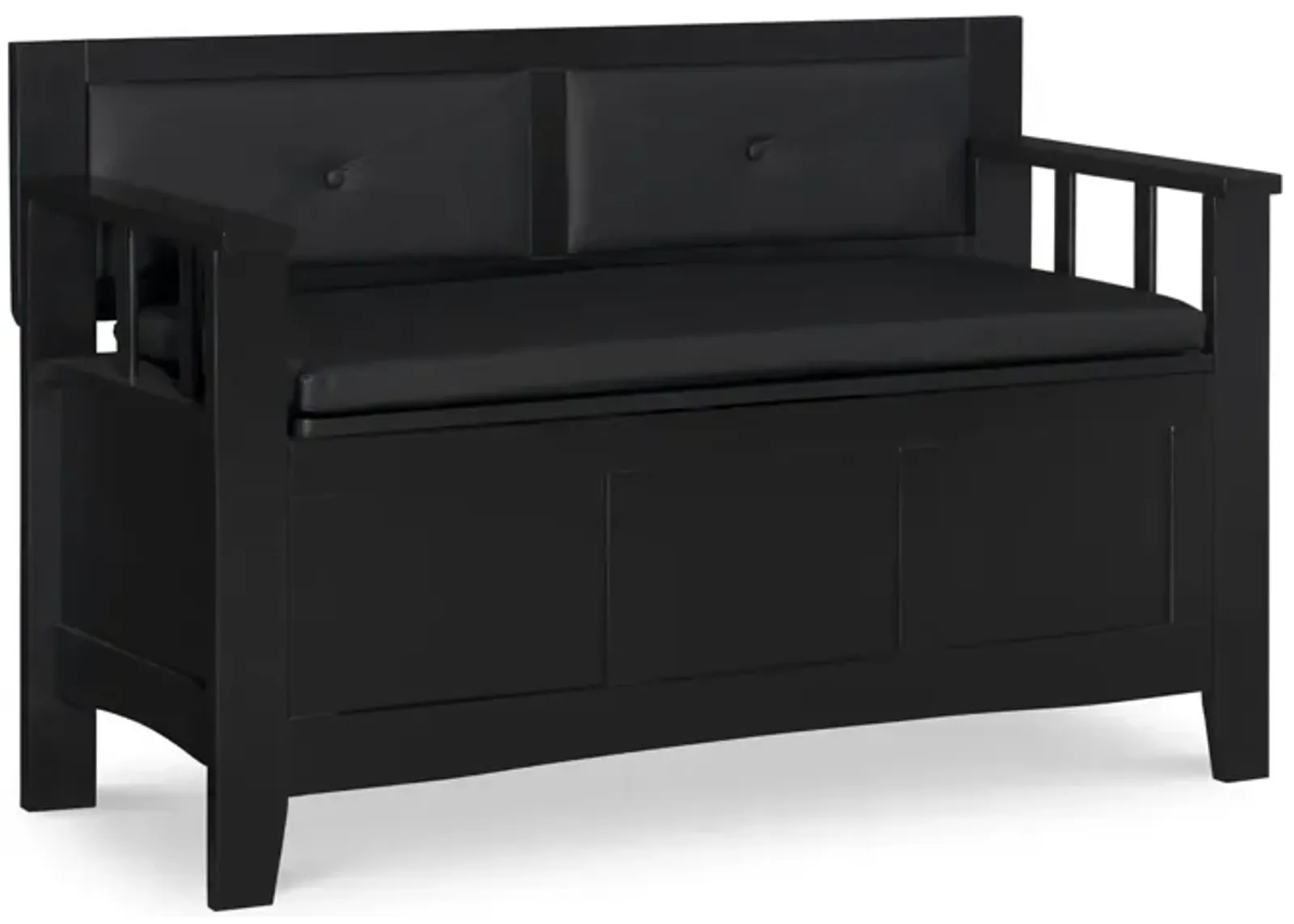 Kennedy Storage Bench in Black