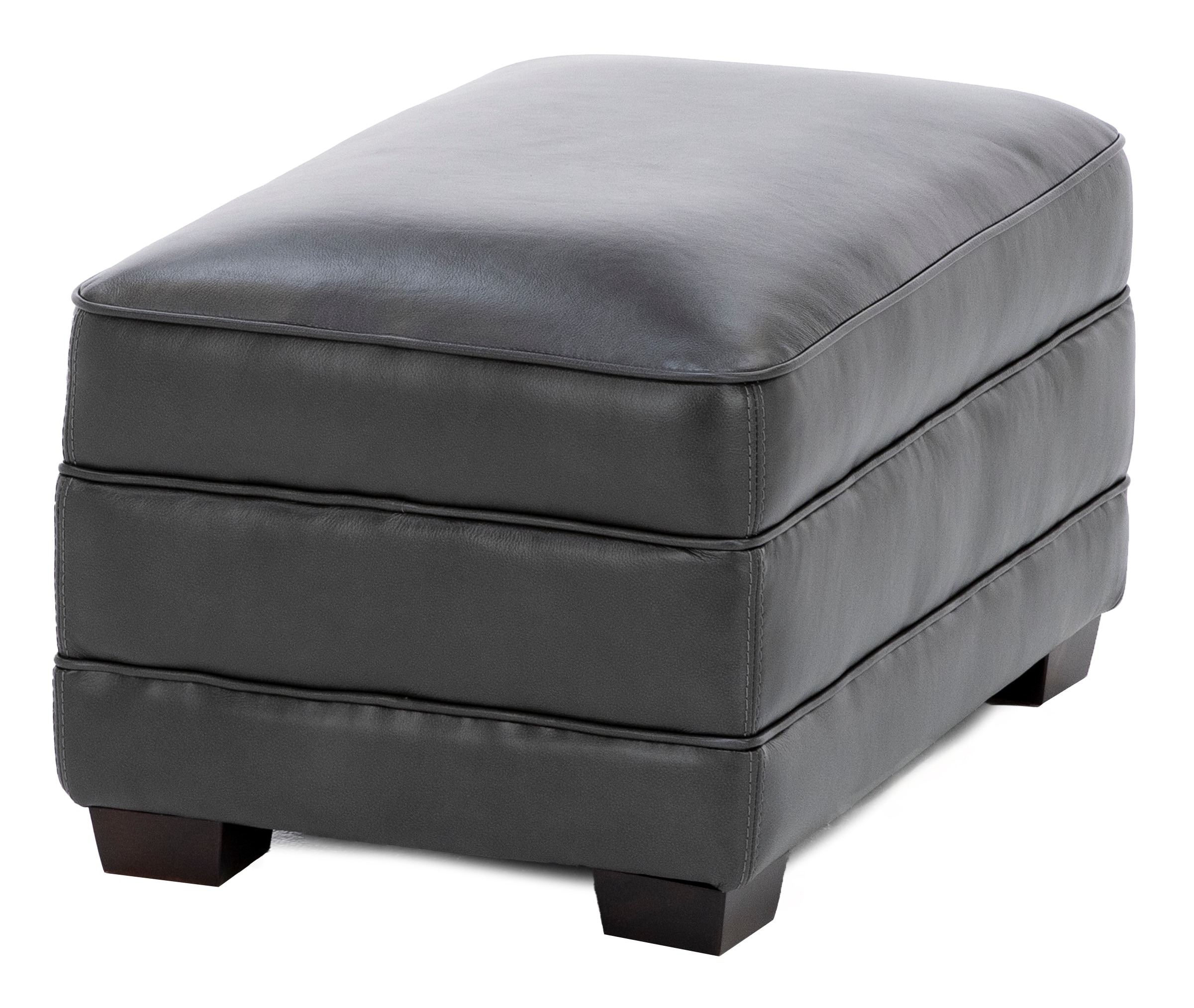 Sparrow Leather Large Ottoman