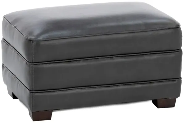 Sparrow Leather Large Ottoman