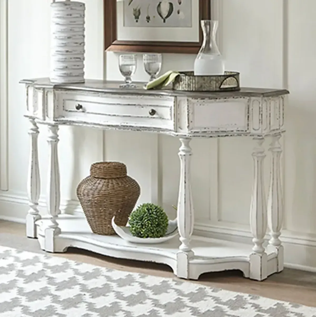 Magnolia Manor 56 Inch Hall Console Table