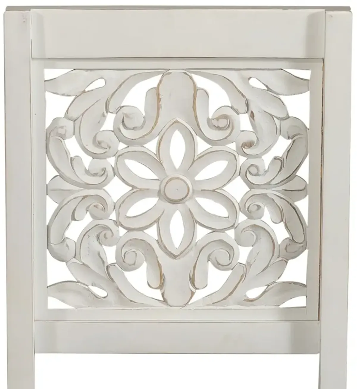 Trellis Lane White Desk Chair