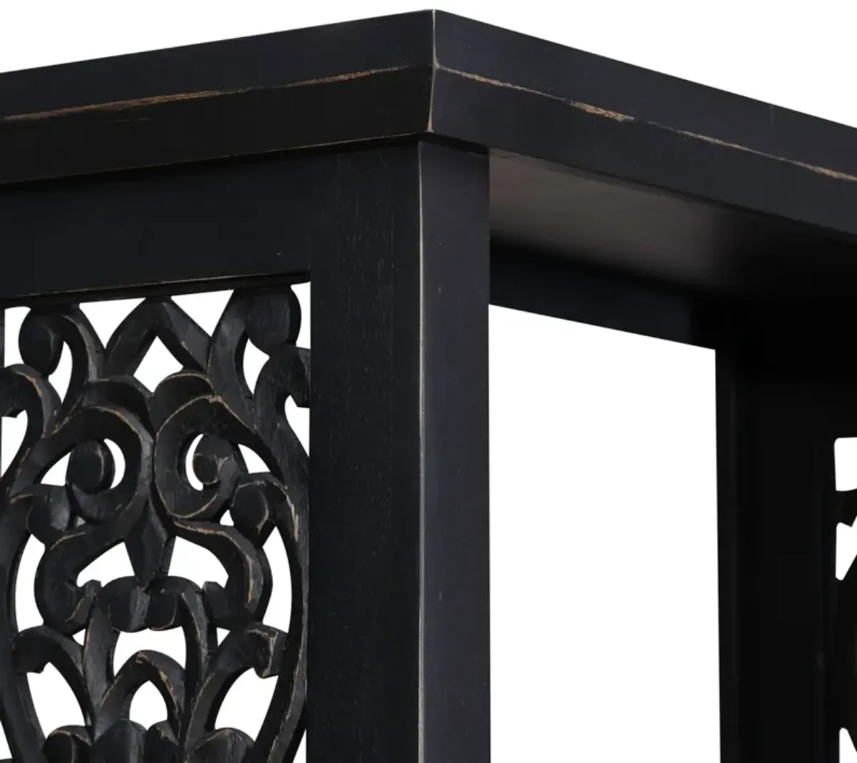 Trellis Lane Black Accent Bookcase