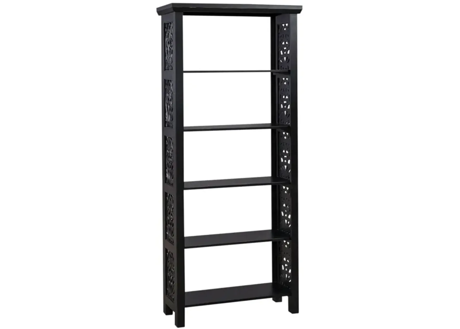 Trellis Lane Black Accent Bookcase