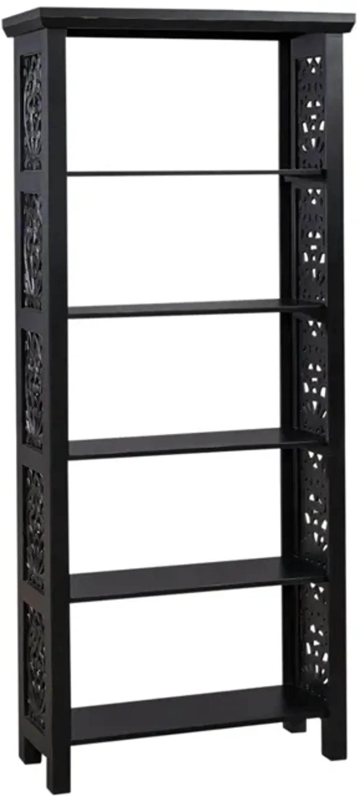 Trellis Lane Black Accent Bookcase