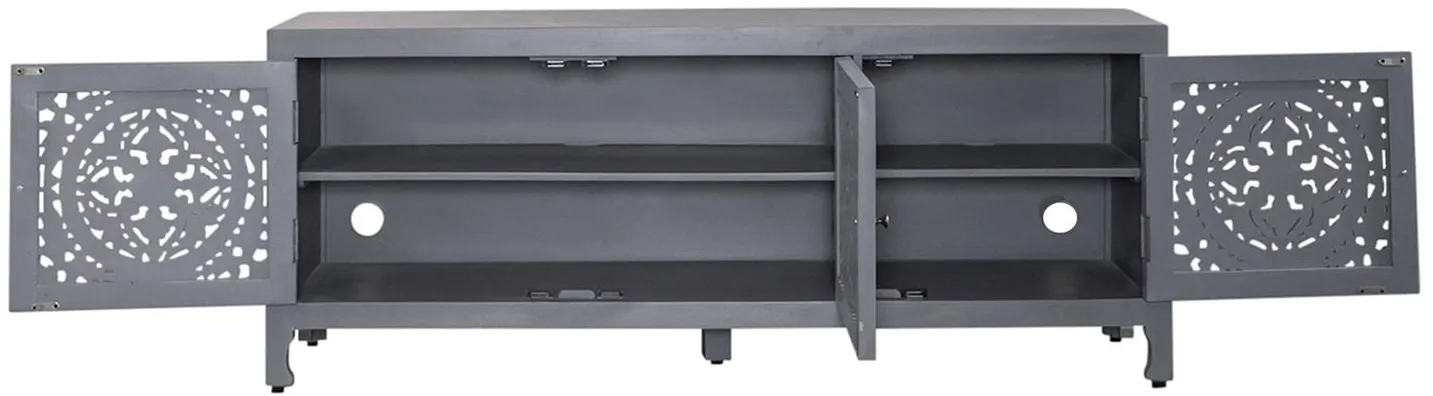 Marisol 65 Inch 3 Door Accent TV Stand