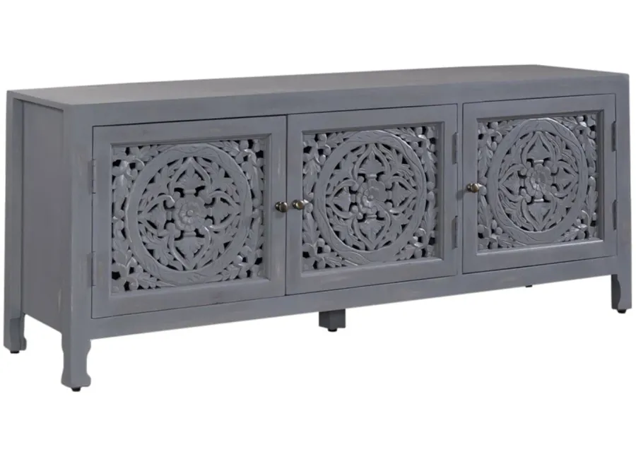 Marisol 65 Inch 3 Door Accent TV Stand