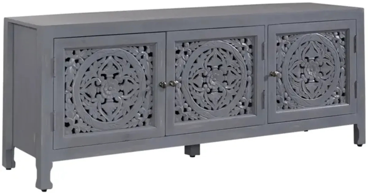 Marisol 65 Inch 3 Door Accent TV Stand