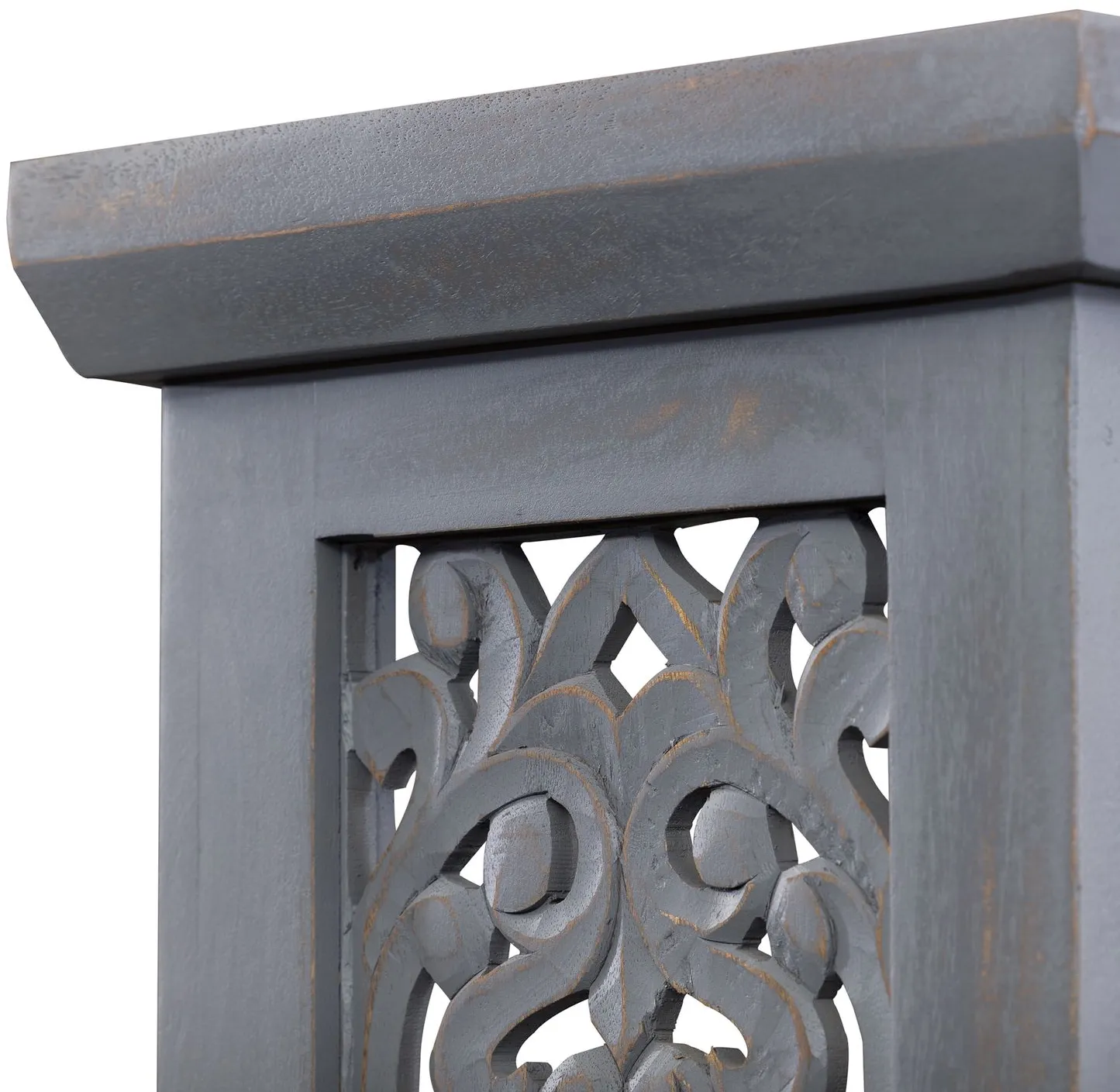 Trellis Lane Gray Accent Bookcase