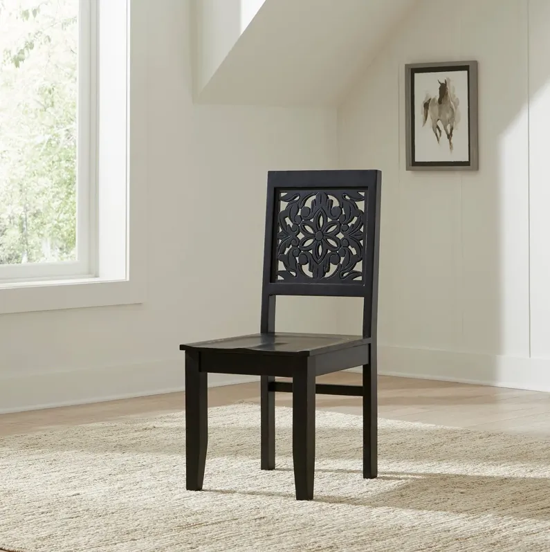 Trellis Lane Black Desk Chair