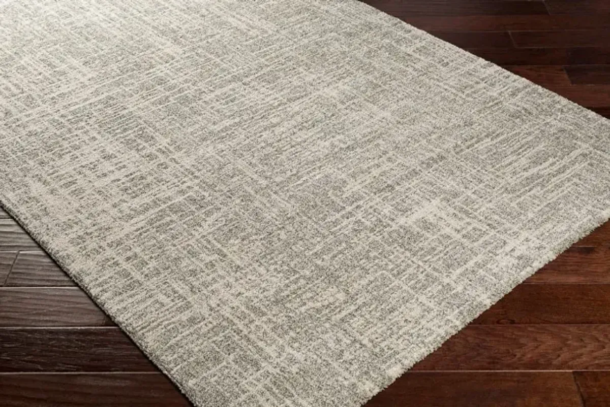 Gavic Cream/Beige/Charcoal Area Rug 5'3"W x 7'3"L