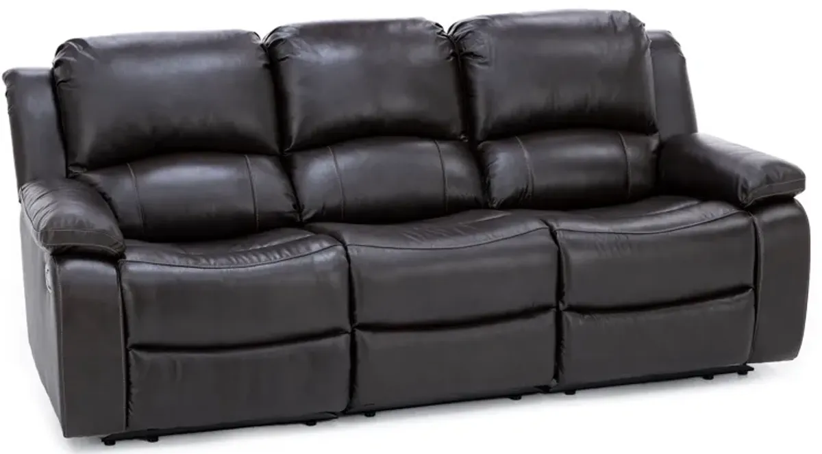Bristol 3-Pc. Leather Reclining Wall Saver Sofa