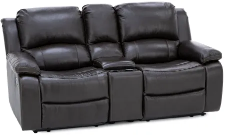 Bristol 3-Pc. Leather Reclining Wall Saver Console Loveseat