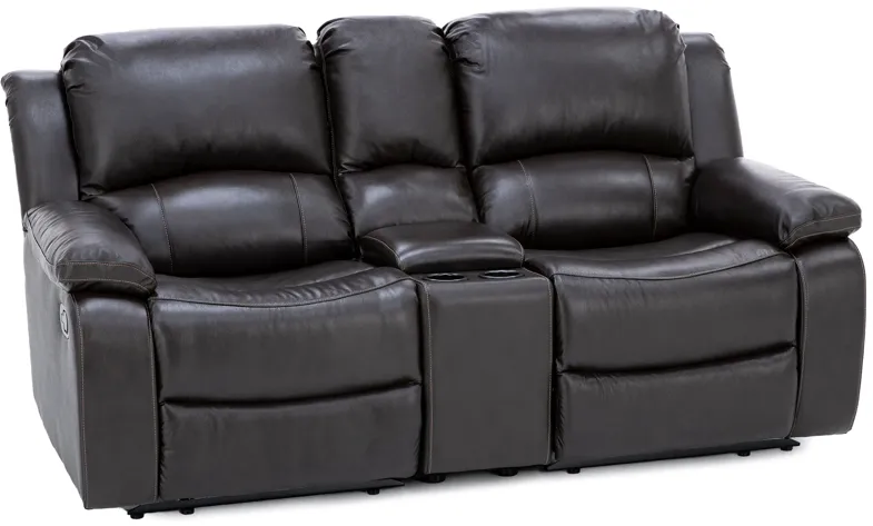 Bristol 3Pc. Leather Reclining Wall Saver Console Loveseat