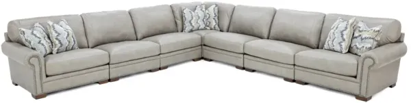 Captain 7-Pc. Leather Modular