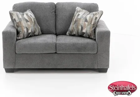 Carly Loveseat in Graphite