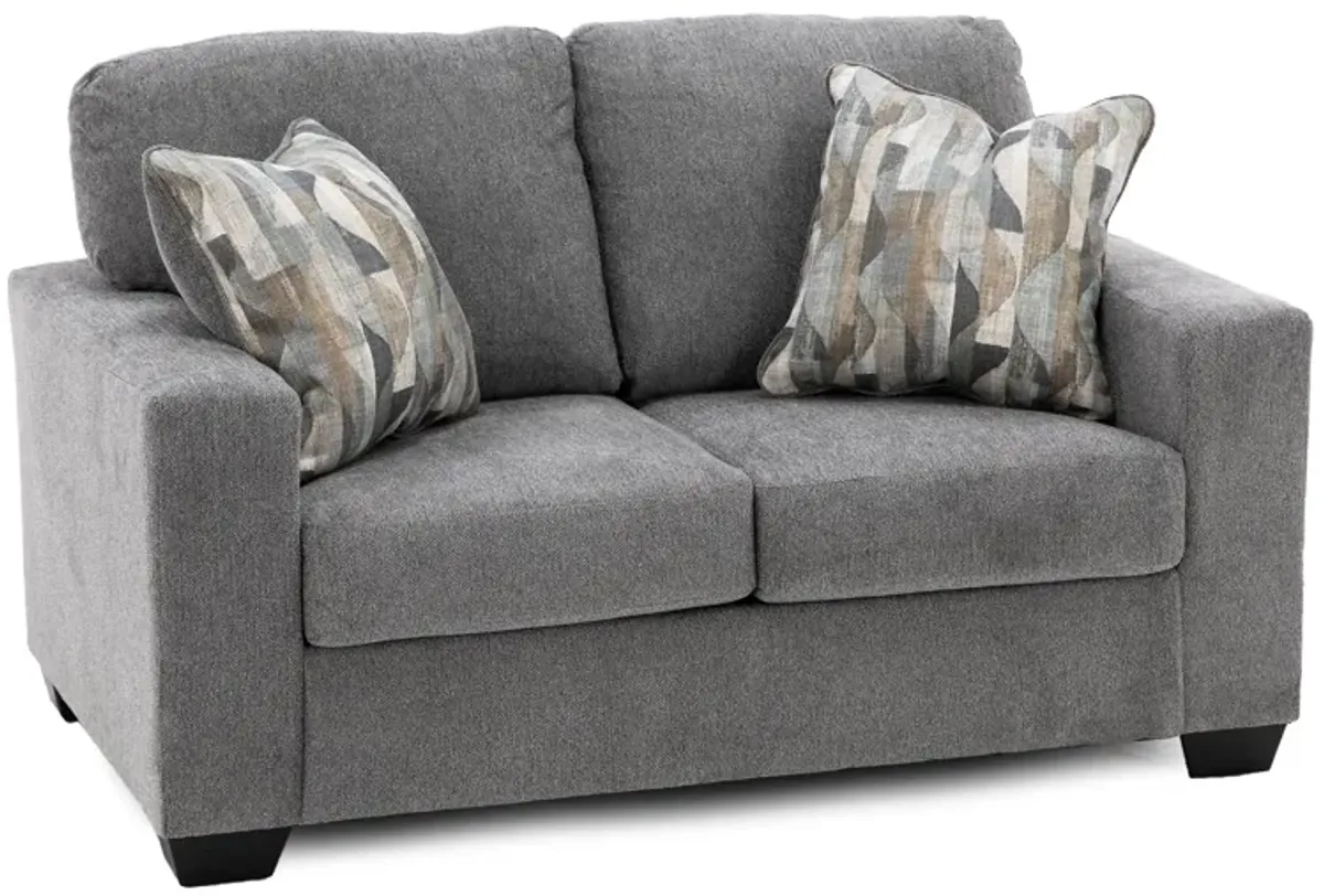 Carly Loveseat in Graphite