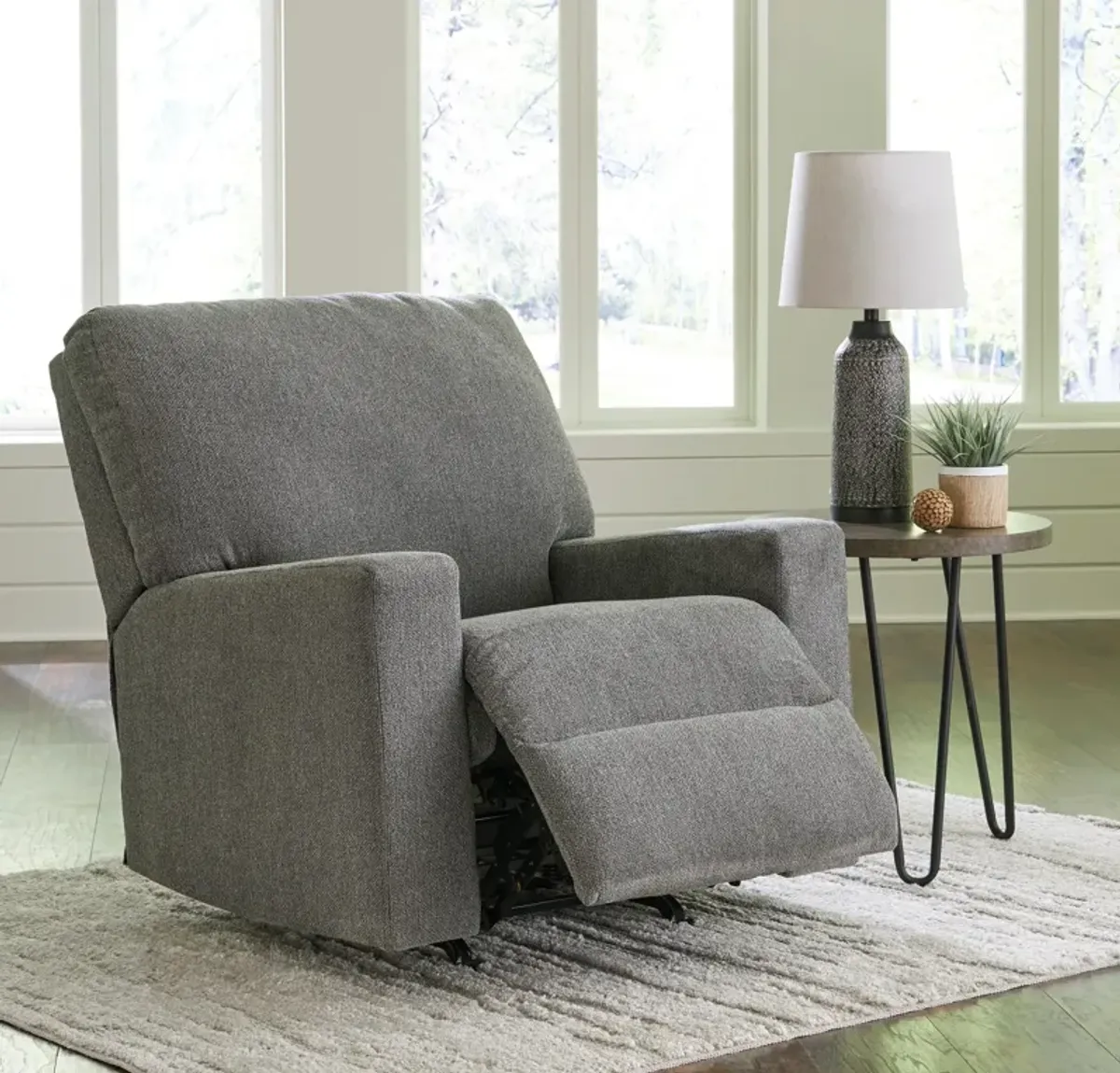 Carly Recliner in Graphite