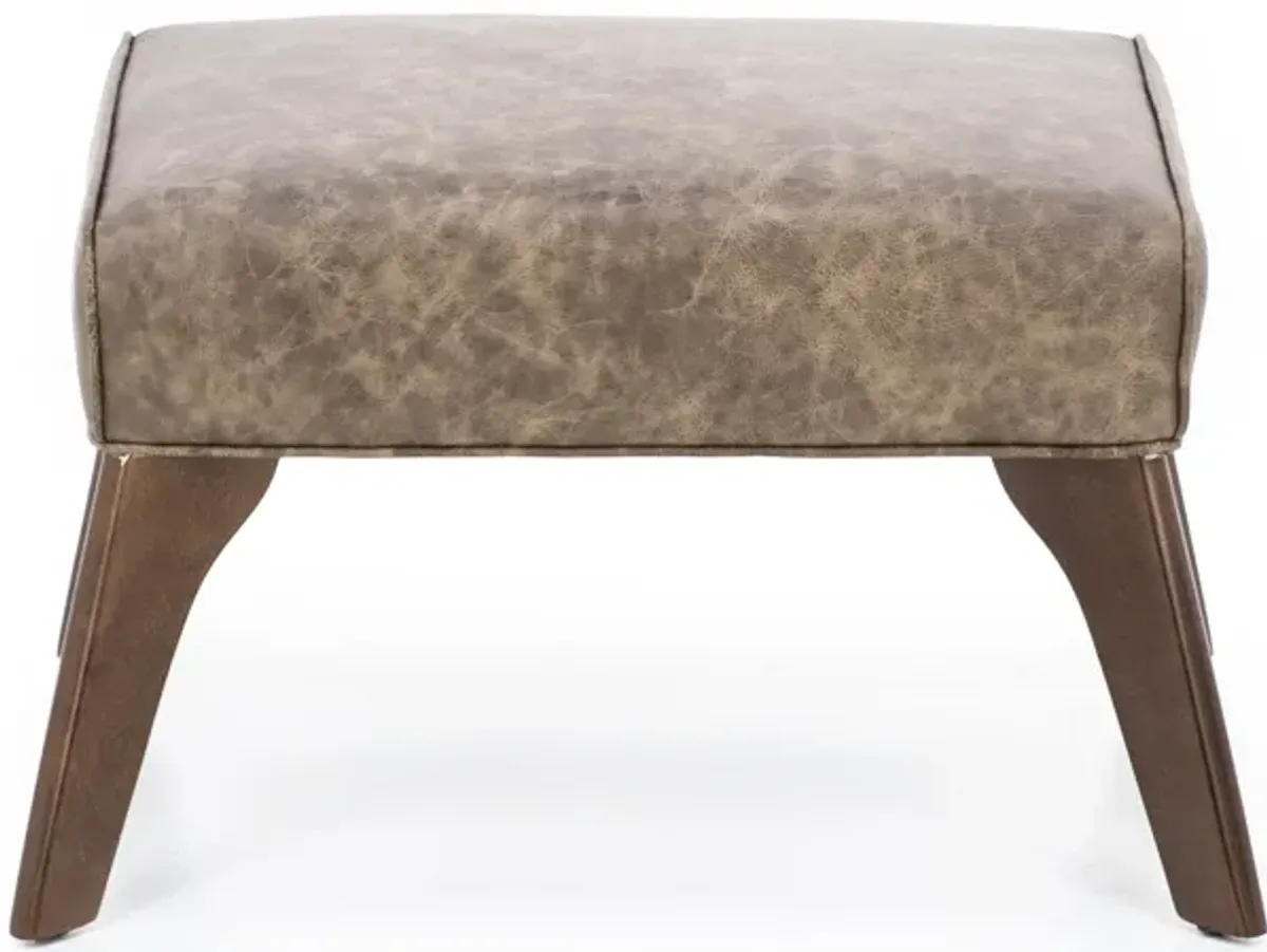 Liv Leather Accent Ottoman