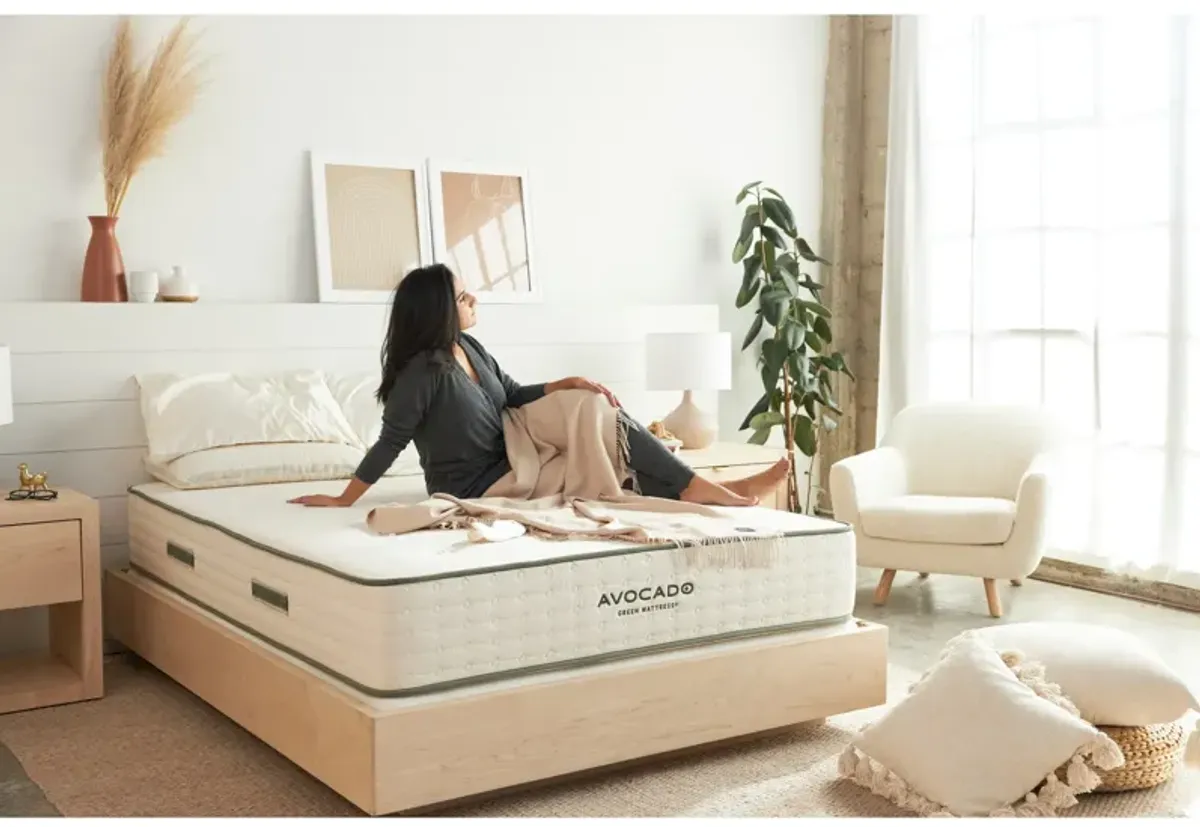 Green Medium Firm Queen Mattress