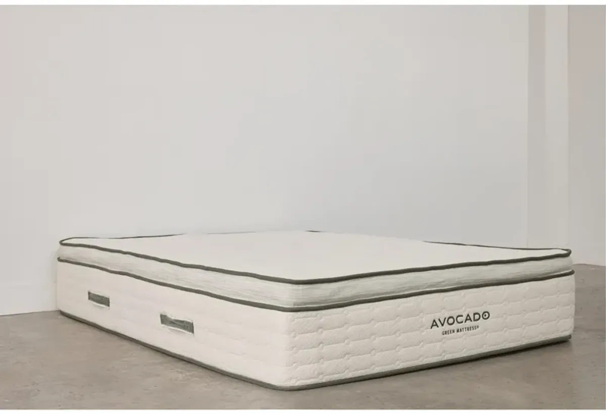Green Pillowtop Gentle Firm Queen Mattress