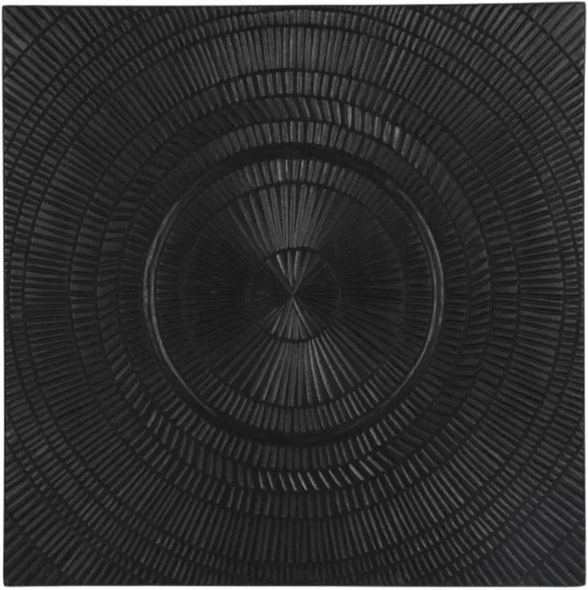 Black Wood Starburst Wall Decor 36"W x 36"H