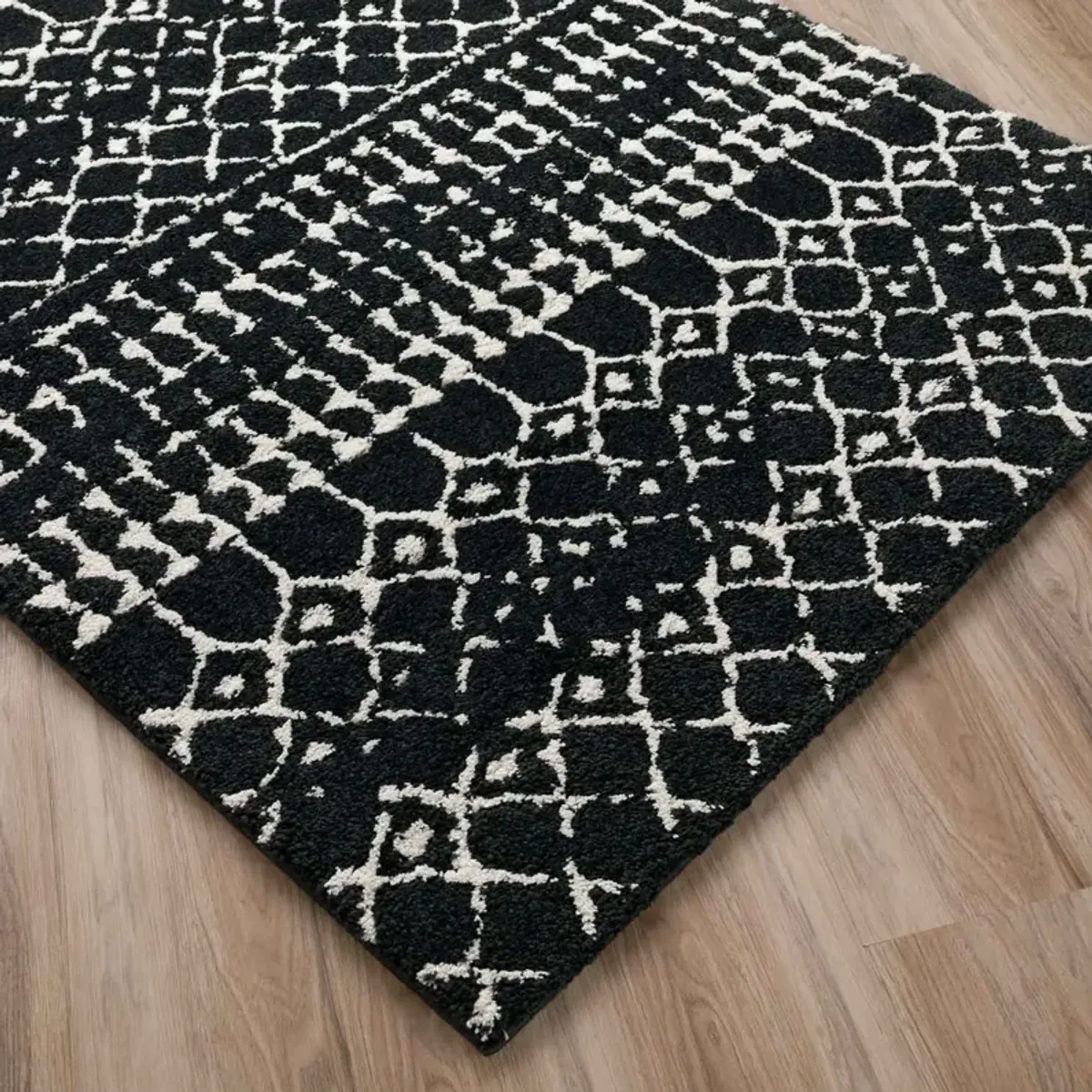 Marquee Midnight/Ivory Area Rug 9'10"W x 13'2"L