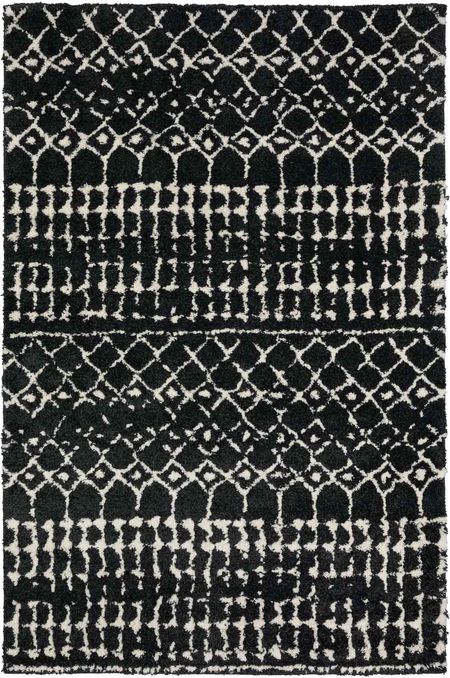 Marquee Midnight/Ivory Area Rug 9'10"W x 13'2"L