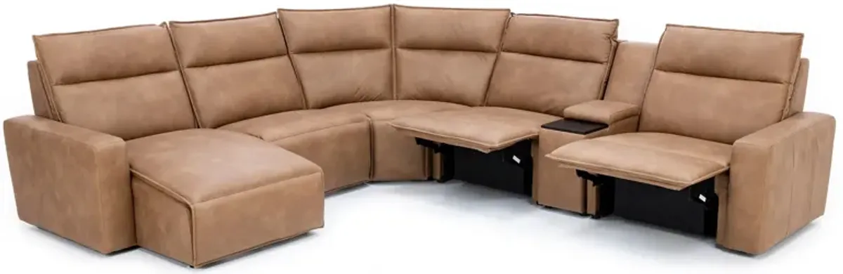 Direct Design Reinvent Your Space 6-Pc. Power Headrest Reclining Modular