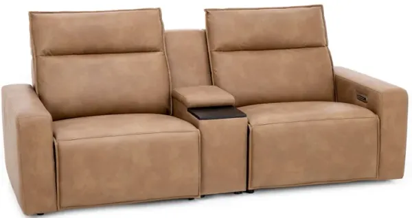 Direct Design Reinvent Your Space 3-Pc. Power Headrest Reclining Console Loveseat