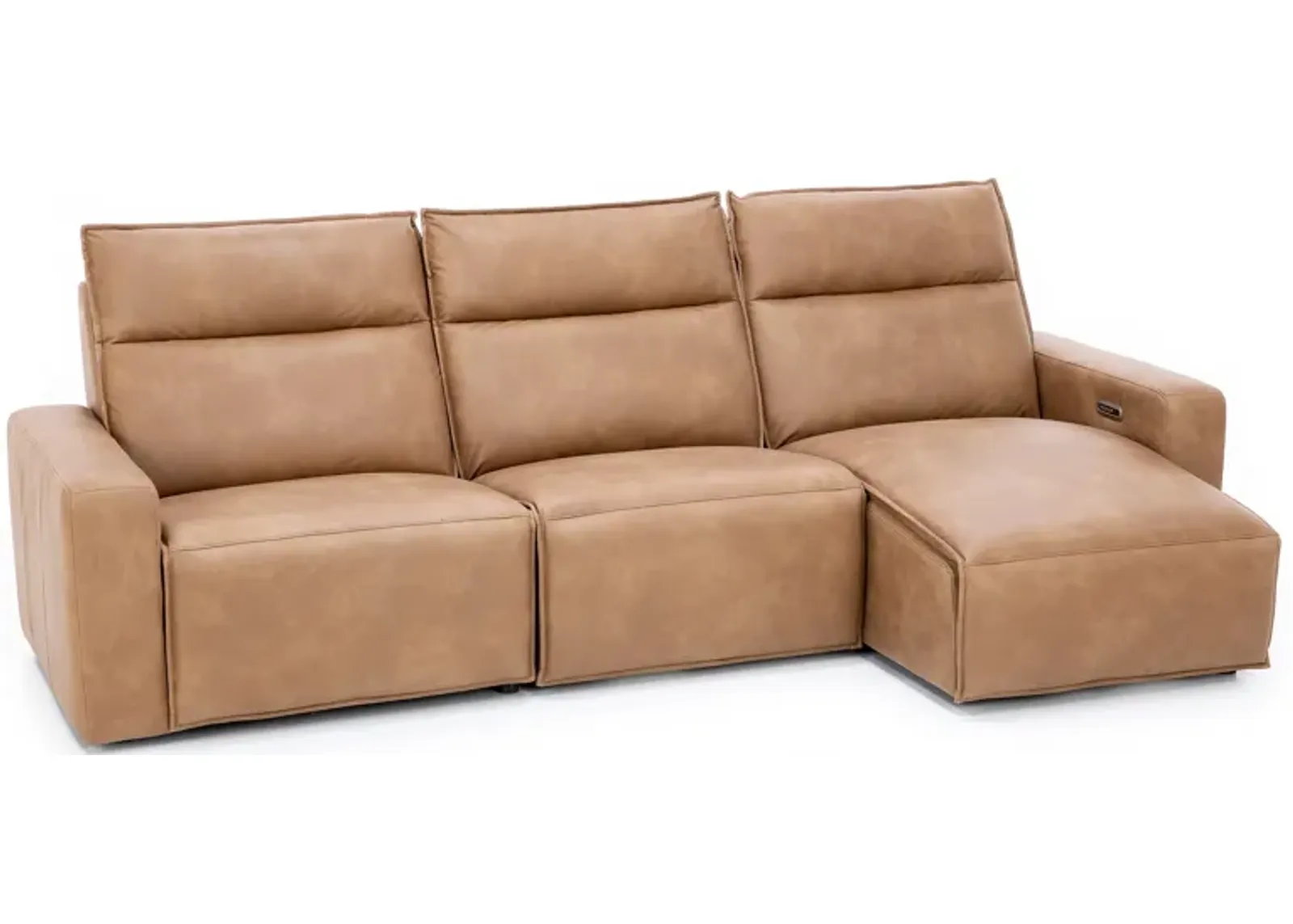 Direct Design Reinvent Your Space 3-Pc. Power Headrest Reclining Chaise Sofa