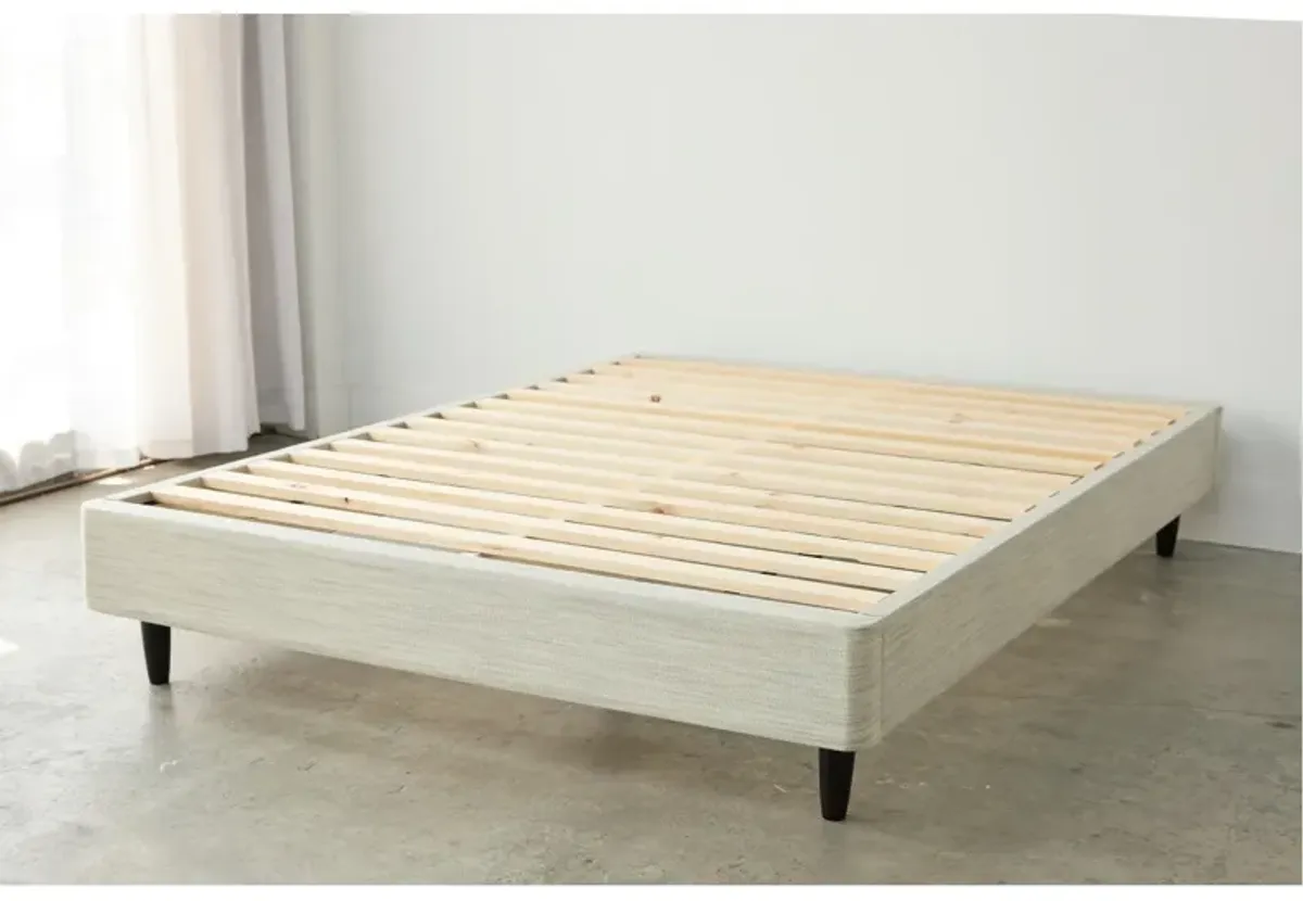 Avocado Green Full  Mattress Foundation With Legs
