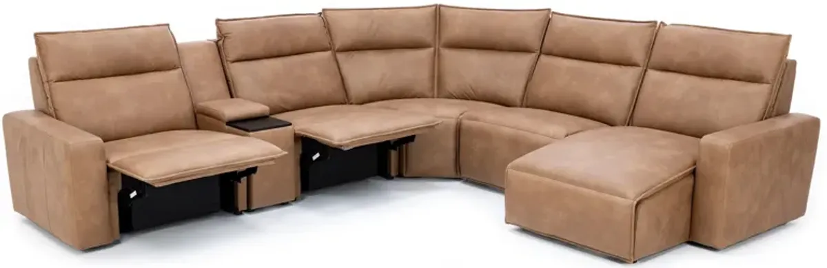 Direct Design Reinvent Your Space 6-Pc. Power Headrest Reclining Modular