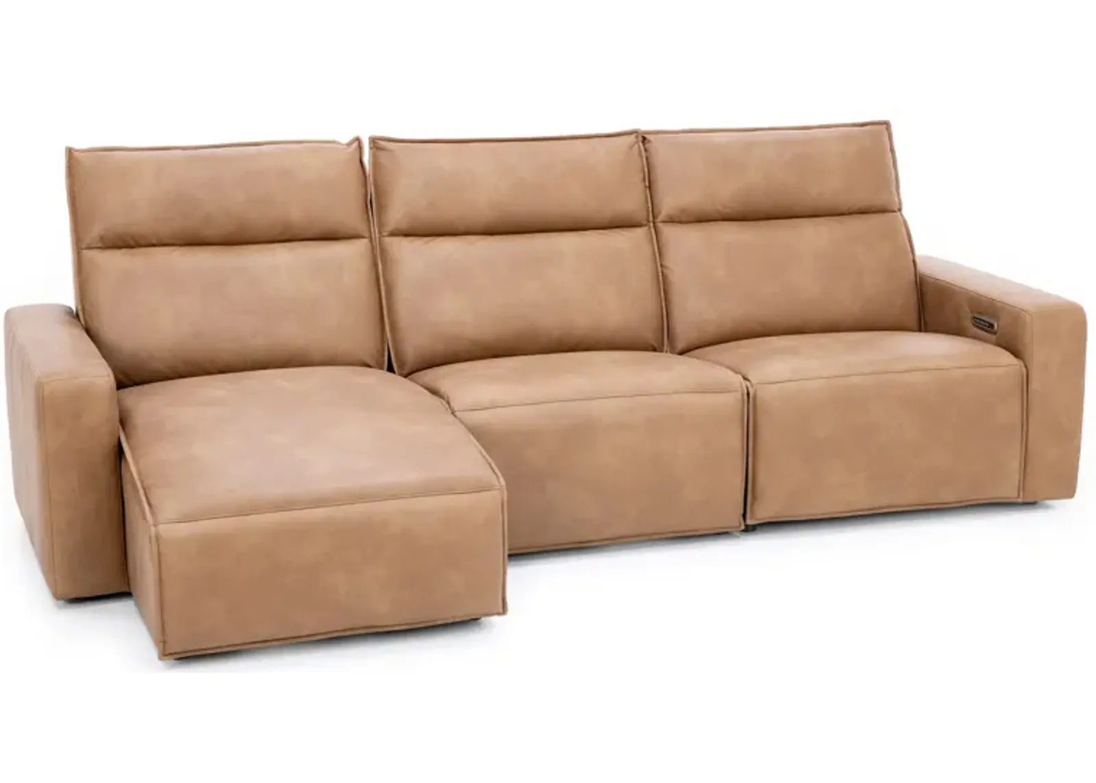 Direct Design Reinvent Your Space 3-Pc. Power Headrest Reclining Chaise Sofa