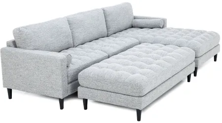 Audrey 3-Pc. Sectional - Buy the Sectional, Get the Ottoman Free!