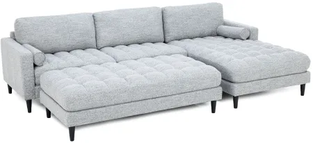 Audrey 3-Pc. Sectional - Buy the Sectional, Get the Ottoman Free!