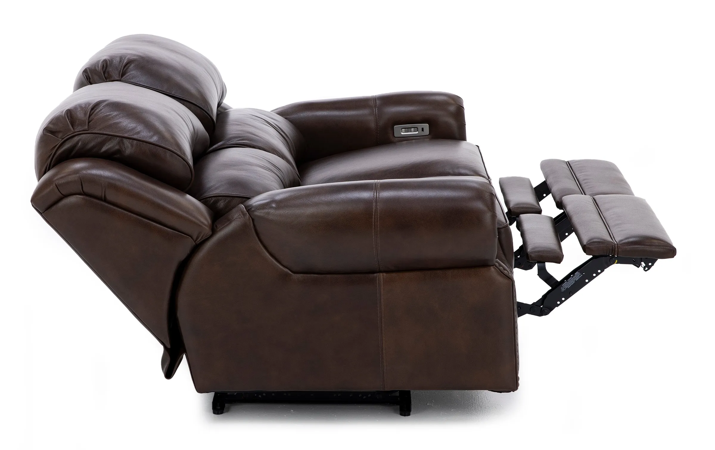 San Juan Leather 2-Pc. Power Reclining Loveseat