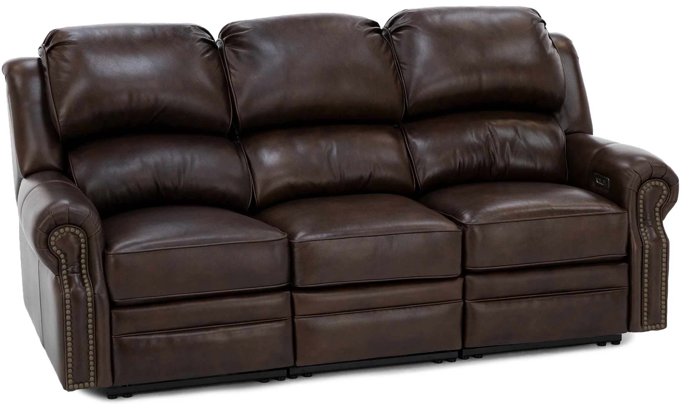 San Juan Leather 3-Pc. Power Reclining Sofa