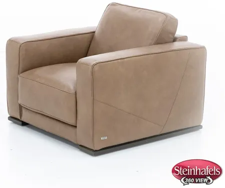 Bianca Leather Chair in Brown
