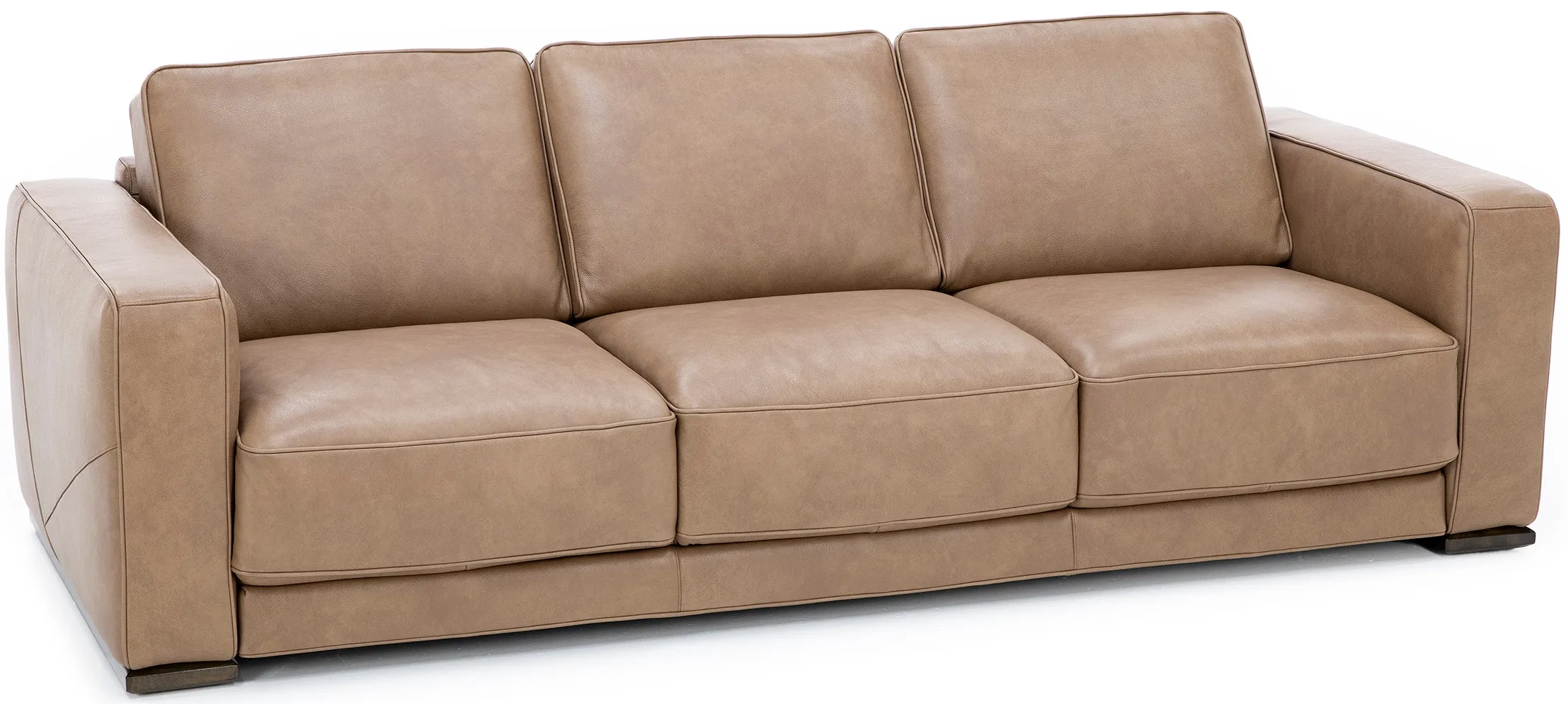 Bianca Leather Sofa in Brown
