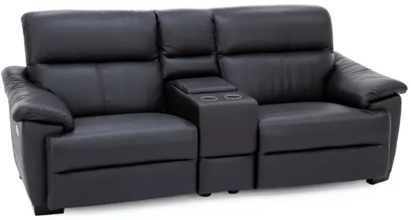 Lorenzo 3-Pc. Leather Fully Loaded Wall Saver Reclining Console Loveseat