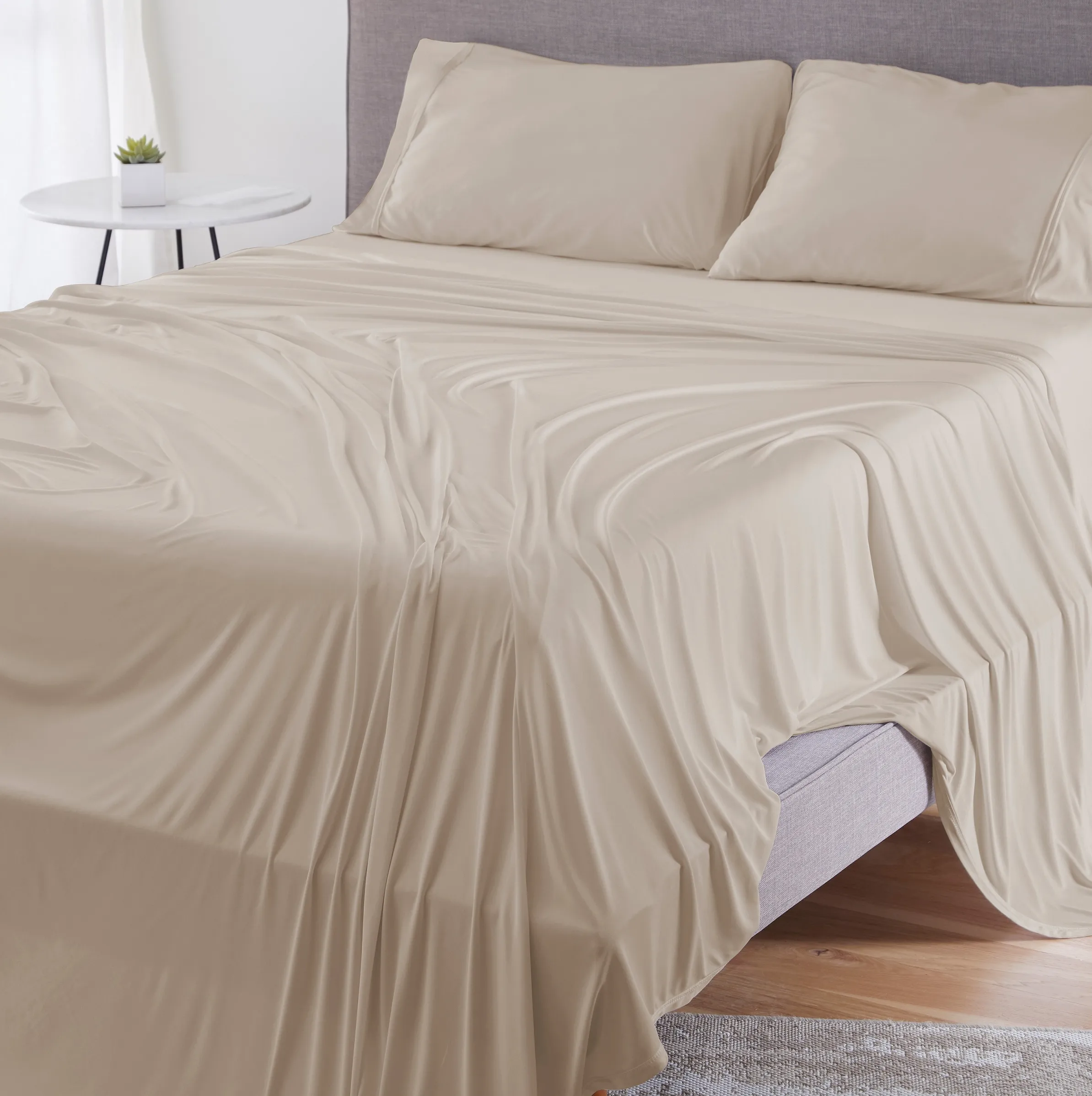 Dri-Tec Medium Beige King/California King Sheet Set