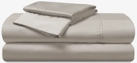 Hyper-Cotton Medium Beige King Sheet Set