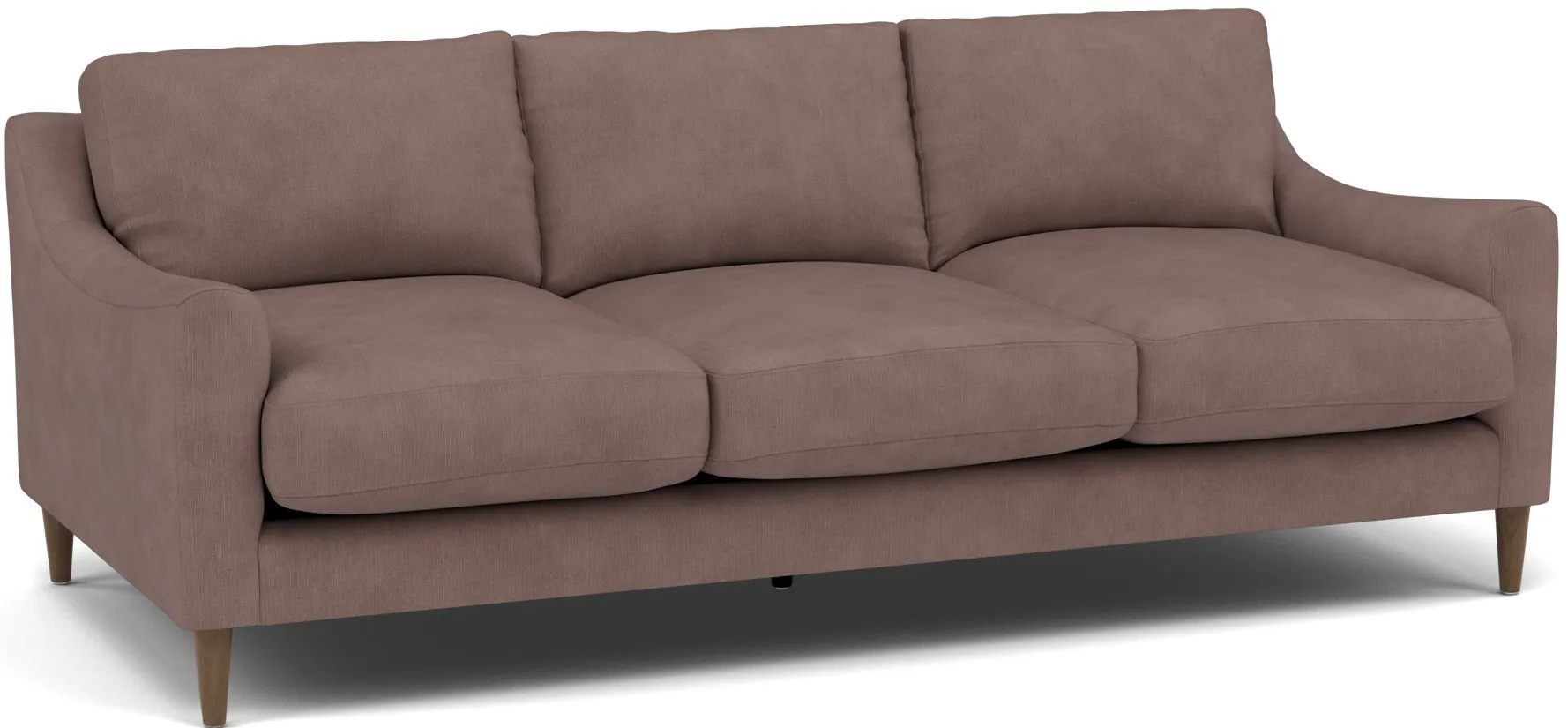 Mostny Sloped Track Arm Sofa Plus in Heavenly Java