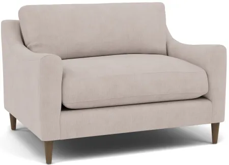 Mostny Sloped Track Arm Cuddle Chair in Heavenly Cinder