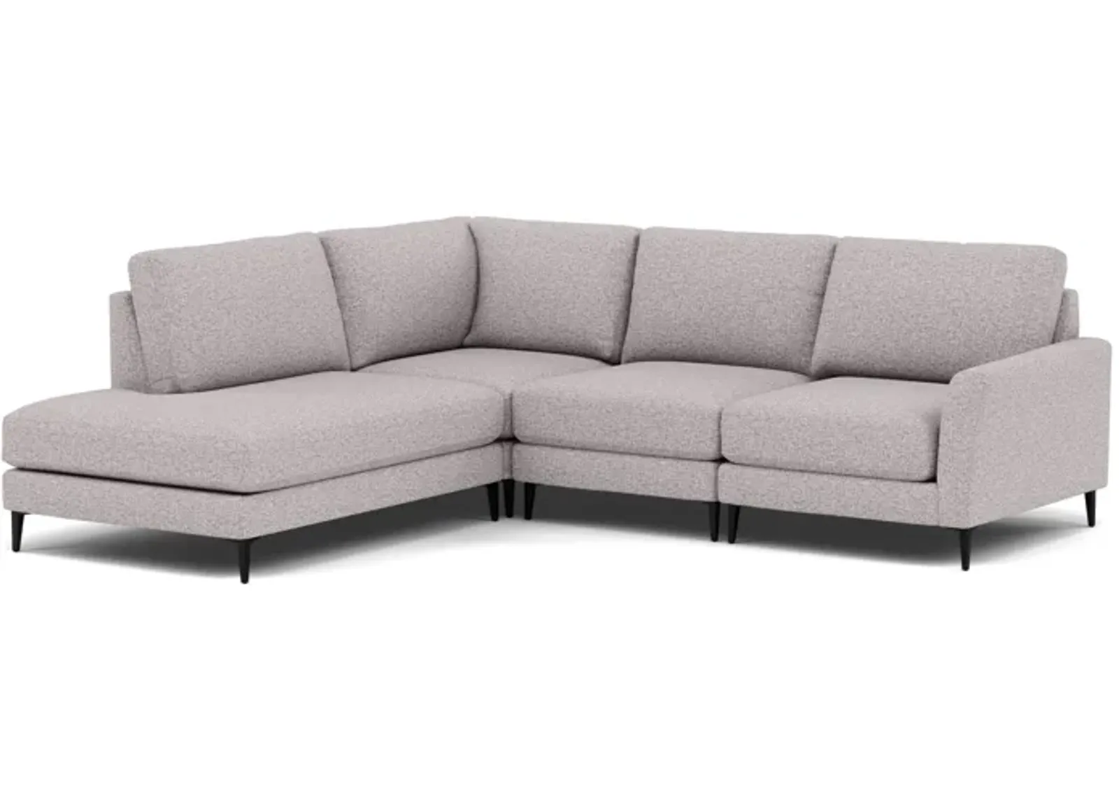 Nova 4-Pc. Sectional Left-Facing in Tech Stone