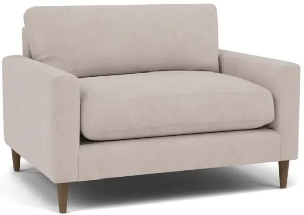 Kelvin Track Arm Cuddle Chair in Heavenly Cinder